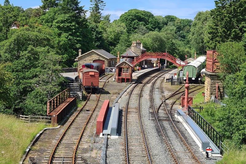 Goathland Station doubles as Hogsmeade in the Harry Potter films