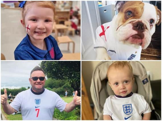 England football fans in the Fylde coast have wished the national team good luck ahead of Sunday's Euro 2020 final.
