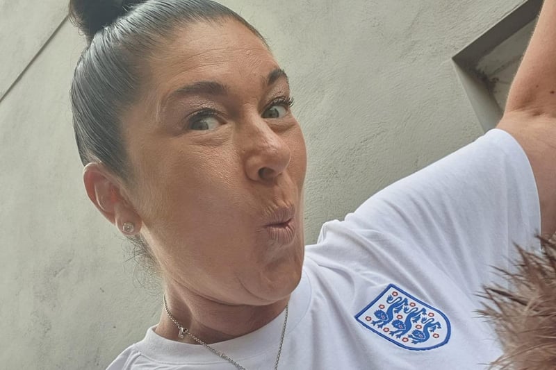 "Crazy old me Louisa Winder age 43 had to join in #bigkid. Come on lads let's bring it home!!!!" - Louisa Windy Winder