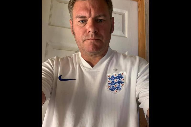 "It’s not been washed since the Scotland game, beer and takeaway stains and not smell too good either. If we win it will never be washed again with a few more stains on it...BRING IT HOME BOYS COOOMMMEONNNN" - Neil Parker