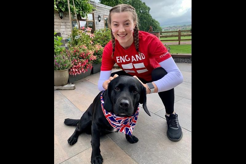 "Bring it home England! Love Daisy and Boo." - Picture from Kelsay Jones
