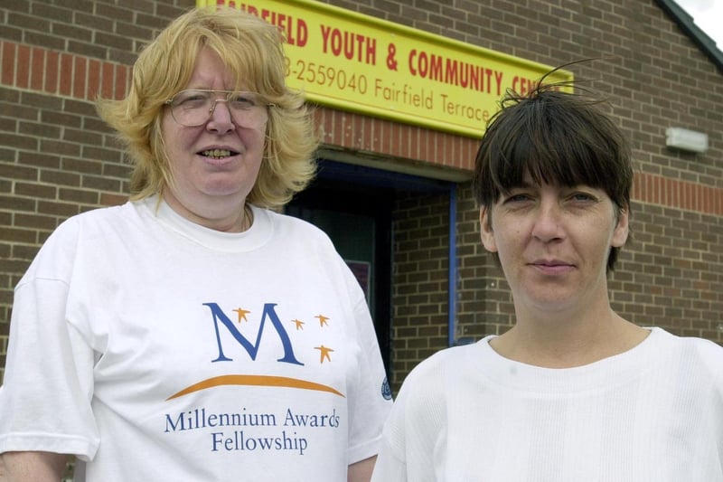 Vice chairman of Fairfield Residents Association,  Deborah Varley was setting up a youth club at the Fairfield Communty Centre with the help of Denise McKenna (left) chair of the residents association.