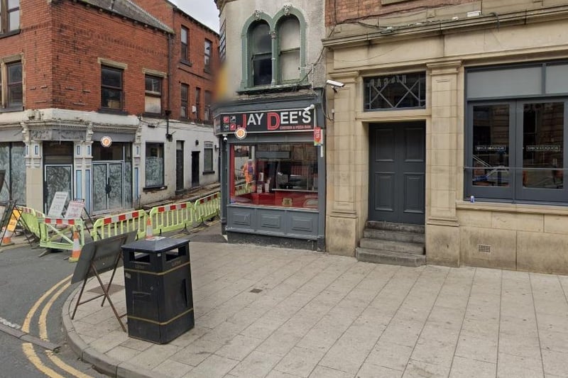 Located on Westgate, Jay Dee's offers food includes kebabs, southern fried chicken, pizzas and burgers. It was awarded a food hygiene rating of 5 out of 5 when inspected in November 2020.