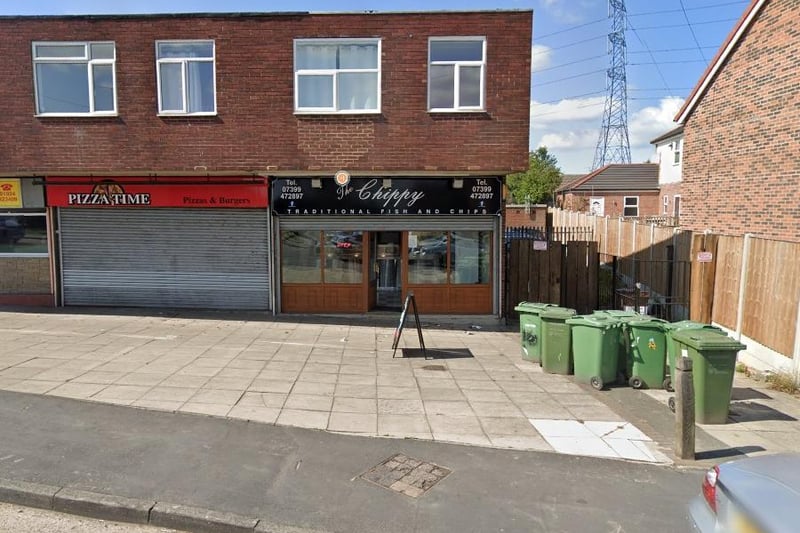 The Chippy is located on Potovens Lane, Outwood offers a variety of food, including vegetarian options. It was awarded a very good food hygiene rating in January 2020.