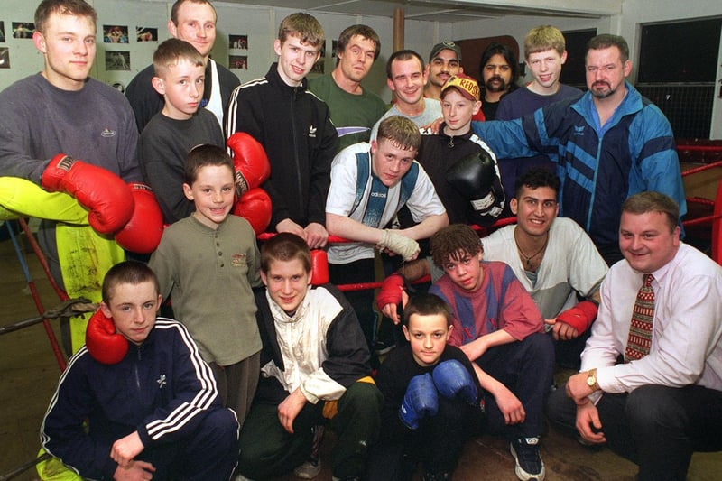 Members of the Swanstons Batley and Dewsbury Amateur Boxing Club were looking forward to moving to new premises in the former Dewsbury Moor WMC from their dilapidated quarters on Vulcan Road in March 1997.