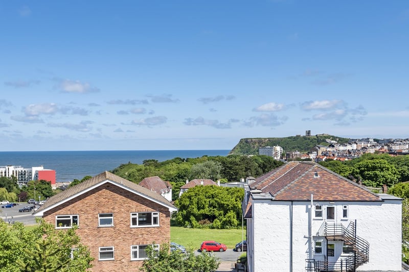 Fantastic views of the sea and the castle from the property