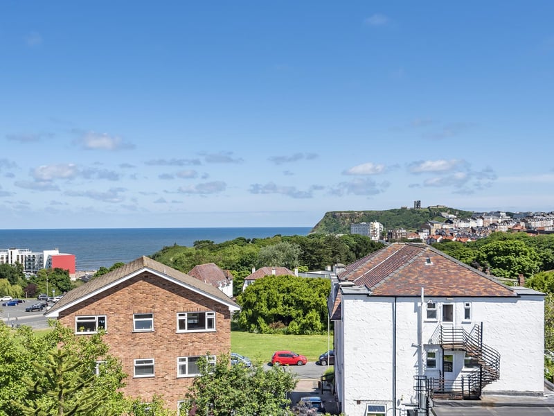 Fantastic views of the sea and the castle from the property