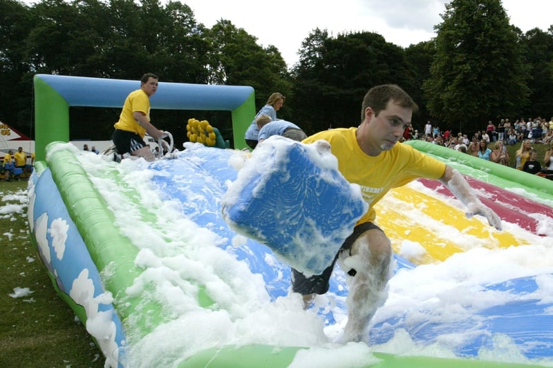 "It's a Knockout" competition at Shibden Park