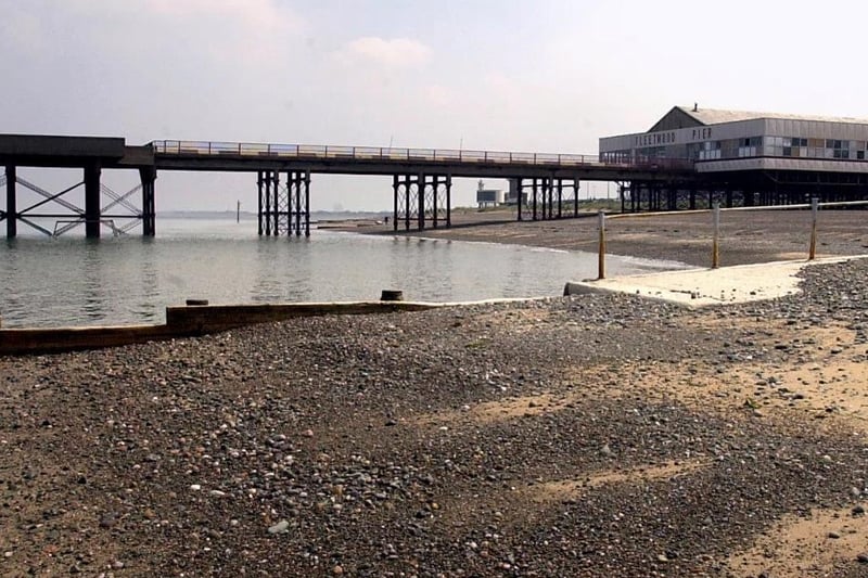 The pier was destroyed by fire in 2008.
