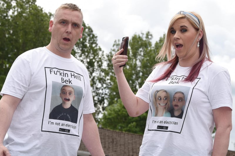 Martin and Bex - Wigan pranksters who went viral during lockdown