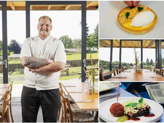 The new restaurant at Whirlow Hall Farm is set to open today, with Luke Rhodes (pictured) as head chef