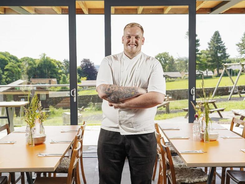Pictured at the new restaurant in Whirlow Hall Farm, for which he has created a new menu of tantalising dishes