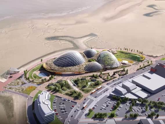 This image shows the latest designs by architects for Eden Project North. Photo by Eden Project International