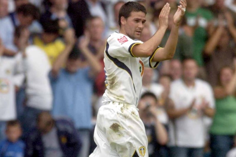 David Healy celebrates after scoring what proved to the winning goal from the penalty spot.