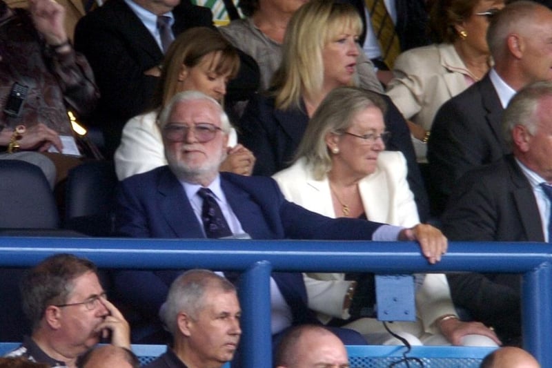 Chairman Ken Bates watches from the stands.