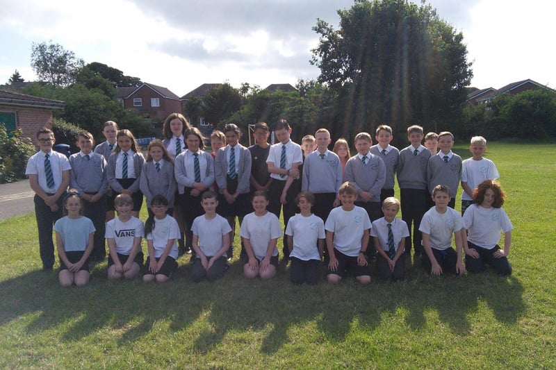 Year six pupils at Gomersal St Mary’s CE Primary School