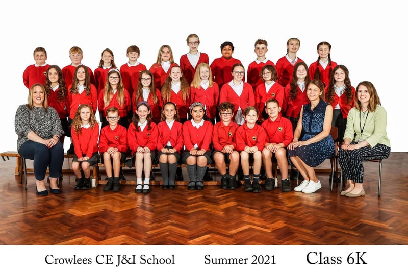 Class 6K at Crowlees CE J & I School, Mirfield