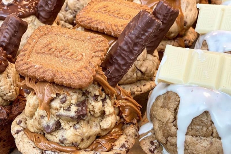 42nd East Bakehouse, in Queens Arcade, isn't your average bakery. The menu includes triple layered cookie cakes, Biscoff cookie dough jars and gooey chocolate brownies.