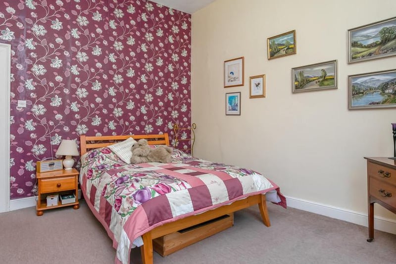 One of the bedrooms at 8, Castle Park, Lancaster, LA1 1YQ. For sale at 825,000 through agents Fine and Country. Picture courtesy of Fine and Country.