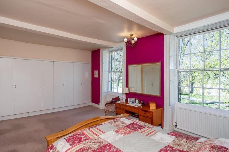 One of the bedrooms at 8, Castle Park, Lancaster, LA1 1YQ. For sale at 825,000 through agents Fine and Country. Picture courtesy of Fine and Country.