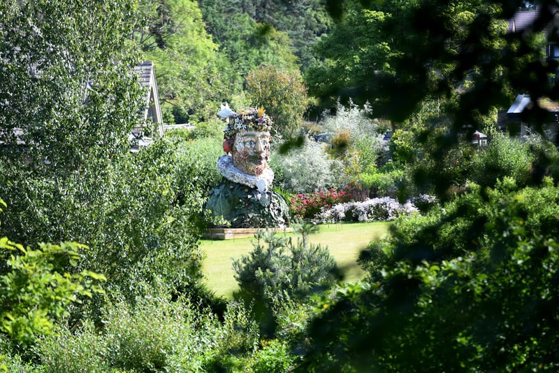 18th July 2021.
The Four Seasons sculptures at RHS Garden Harlow Carr, created by American artist called Philip Hass.
Pictured one of the sculptures.
Picture Gerard Binks