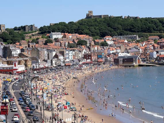 Busy Scarborough South Bay on Freedom Day. (JPI Media/ Richard Ponter)