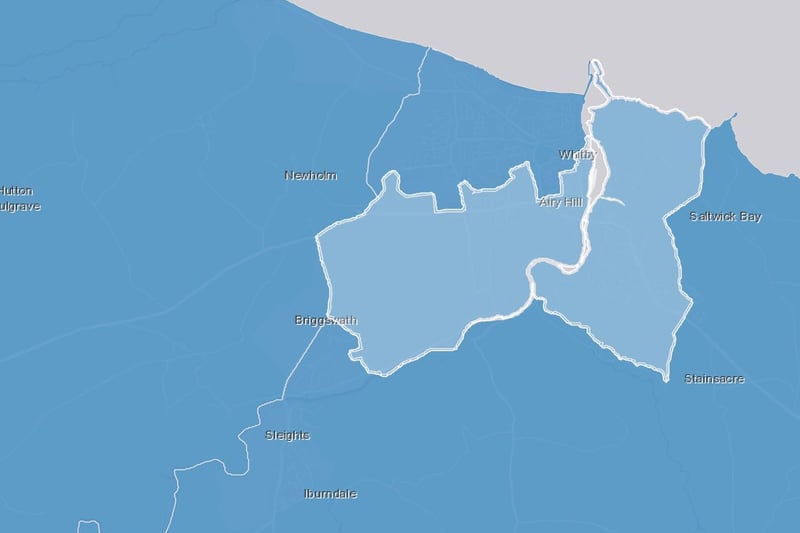 Whitby South and East has seen rates of positive Covid cases rise by 3%, from 581.8 per 100,000 to 597.9 per 100,000.