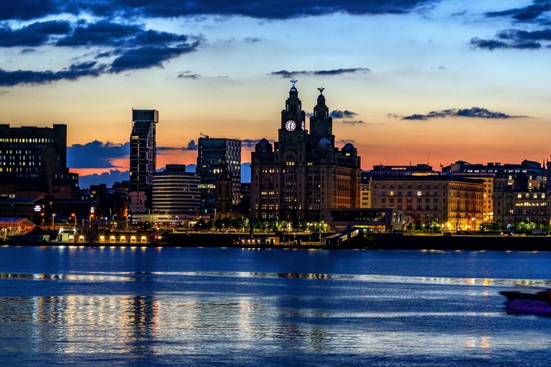 Take in the beautiful views of the Liver Buildings at sunset. The perfect viewing spot is the Albert Dock.