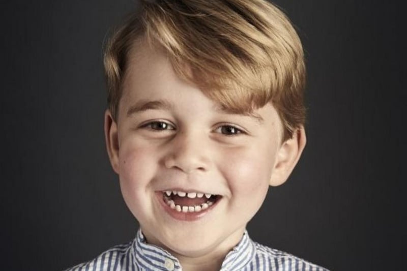 The picture was taken at Kensington Palace ahead of Prince George's fourth birthday in 2017.