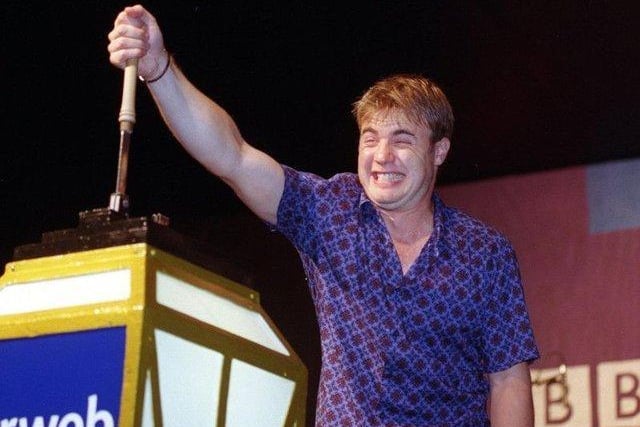 Take That star Gary Barlow turned on the lights in 1999
