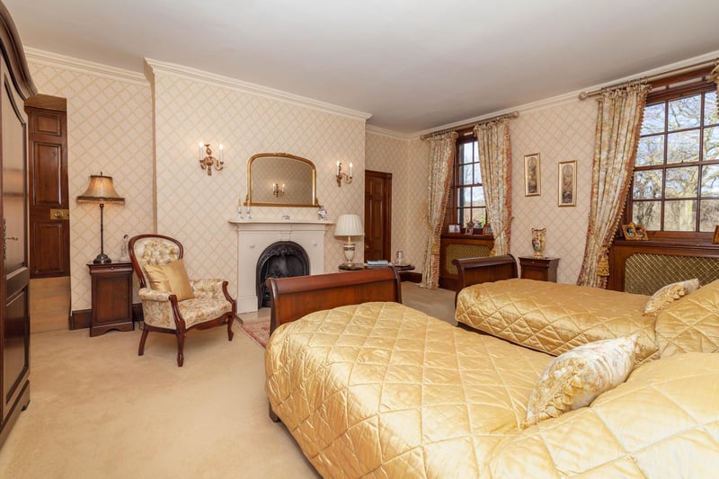 A spacious bedroom within Ashday Hall