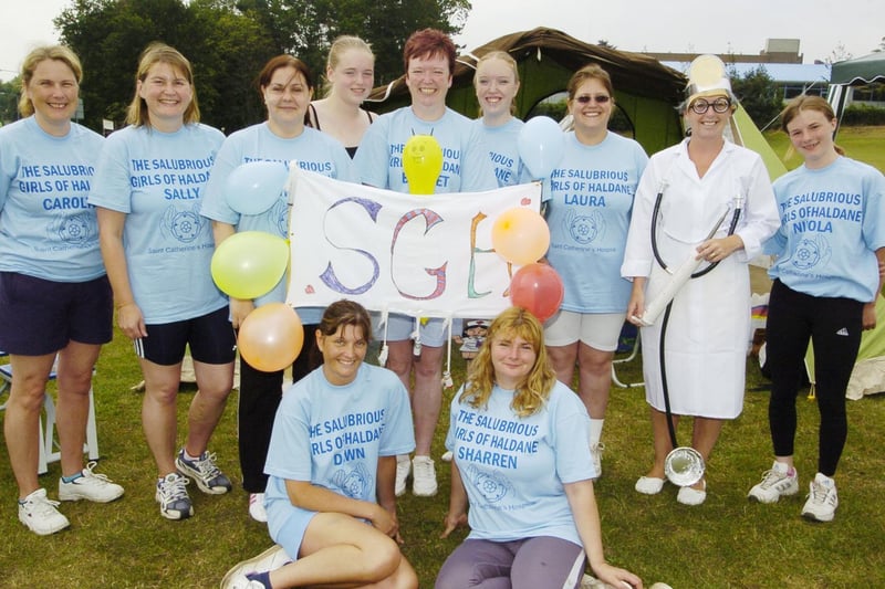It’s A Knockout! Pictured are the team from Haldane Ward at Scarborough Hospital.