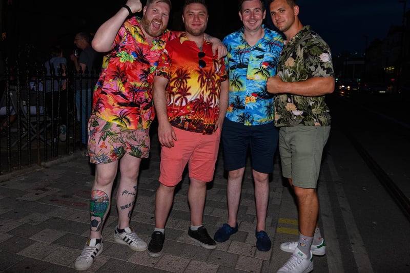 A Hawaii theme for these mates