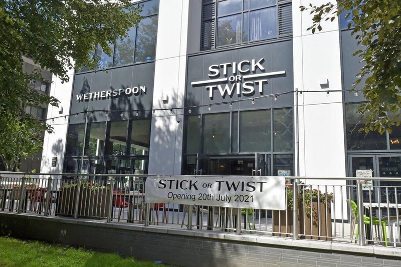 Stick or Twist has just reopened, three years after the original Wetherspoons pub on Merrion Way was demolished. The new pub, which retains the original pub's name, is yet to be ranked on Tripadvisor.