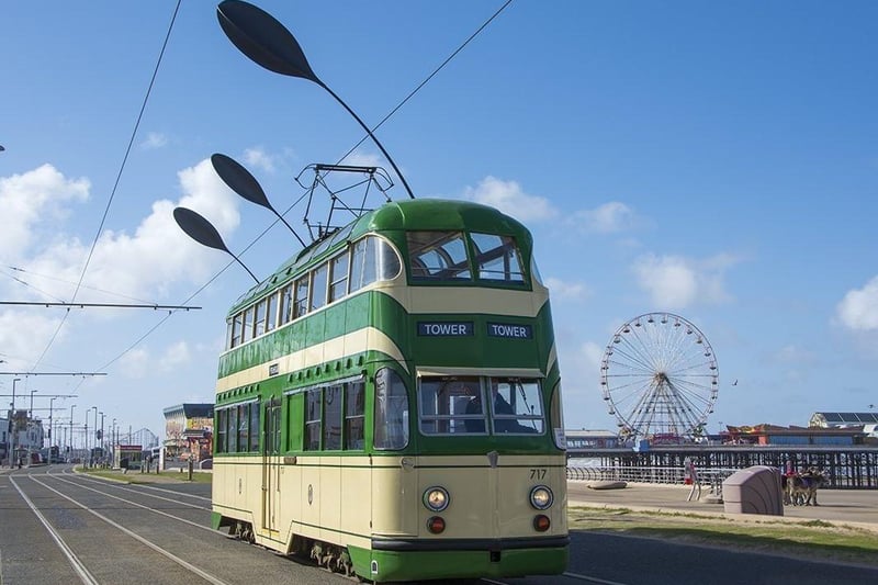 Blackpool's heritage trams run along the famous promenade all the way through to the end of the year. Promenade, coastal and Illumination tours available and visitors  advised to book in advance.