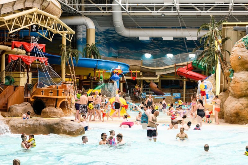 Ready, steady, splash.
The Sandcastle Waterpark is the UK’s largest indoor Waterpark with more than 18 slides including the  Master Blaster, the world’s longest indoor roller coaster waterslide