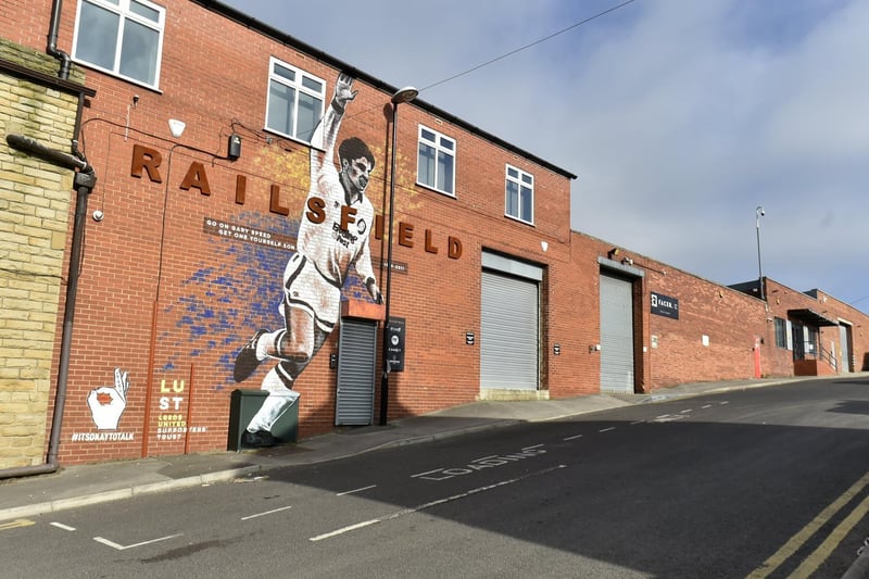 Unveiled last weekend by the Leeds United Supporters Trust. The mural is in Bramley and has been painted by Claire Bentley-Smith - known as artist Poshfruit.