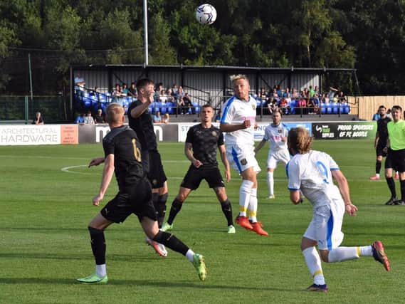 Action from the weekend's pre-season friendly