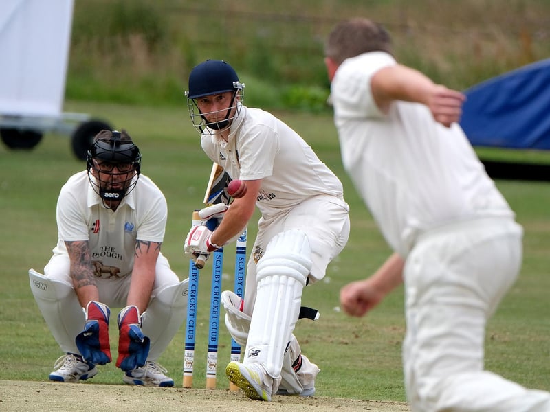 Aron Liddle batting for Grosmont at Scalby 2nds

Photo by Richard Ponter