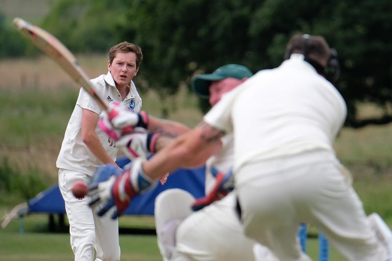 Gareth Ludlam hits out for Grosmont at Scalby 2nds

Photos by Richard Ponter