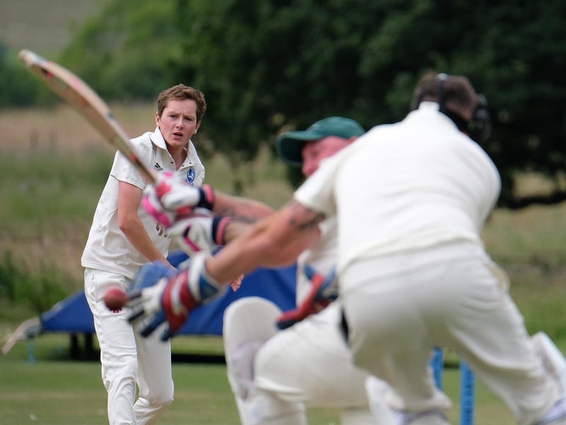 Gareth Ludlam hits out for Grosmont at Scalby 2nds

Photos by Richard Ponter