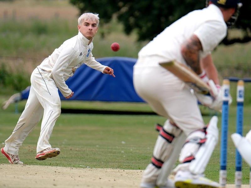 Freddie Schmuck took three wickets for Scalby 2nds

Photo by Richard Ponter