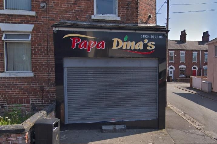 Papa Dina's, 176 Alverthorpe Road Wakefield, was given a food hygiene rating of 5 when it was last inspected in June 2021.