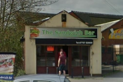 The Sandwich Bar on Wakefield Road, Fitzwilliam, Pontefract, was given a food hygiene rating of  '3' at its last inspection in January 2021.