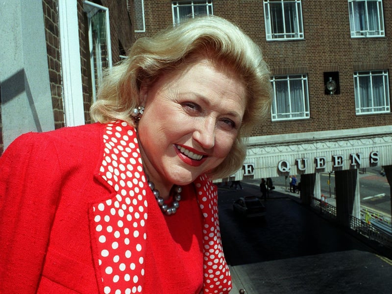 Best selling novelist and former YEP reporter Barbara Taylor Bradford at the Queens Hotel for the Yorkshire Post literary luncheon.