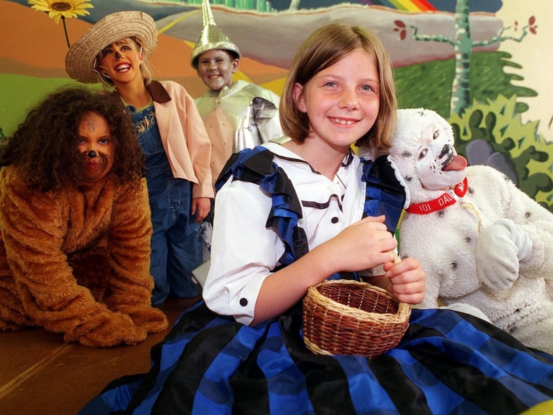 Pupils from Asket Hill Primary were preparing to stage the Wizard of Oz. Pictured, from left, are Rebecca Wardle, Clare Gorman, Matthew Bell, Lauren Price and Sarah Dobson.