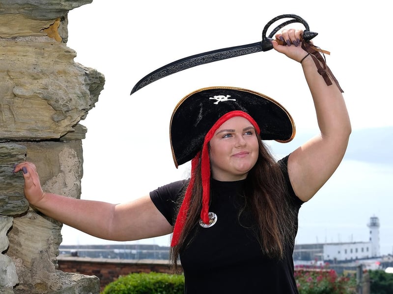 A swashbuckling pirate