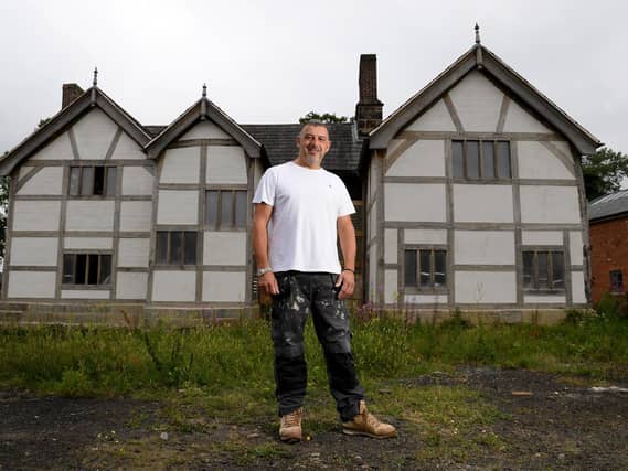 Chris Langson outside Buckshaw Hall