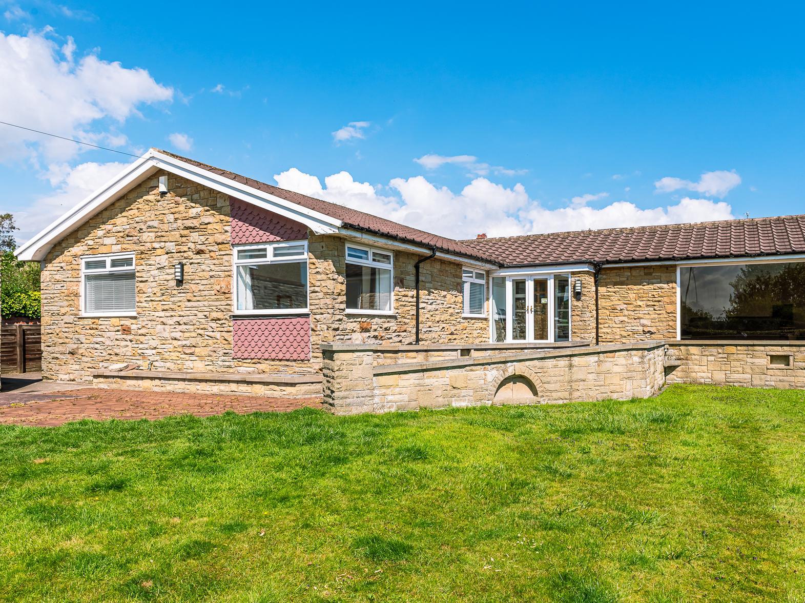 A front view of the property on Scalby Mills Road