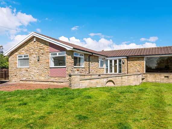 A front view of the property on Scalby Mills Road
